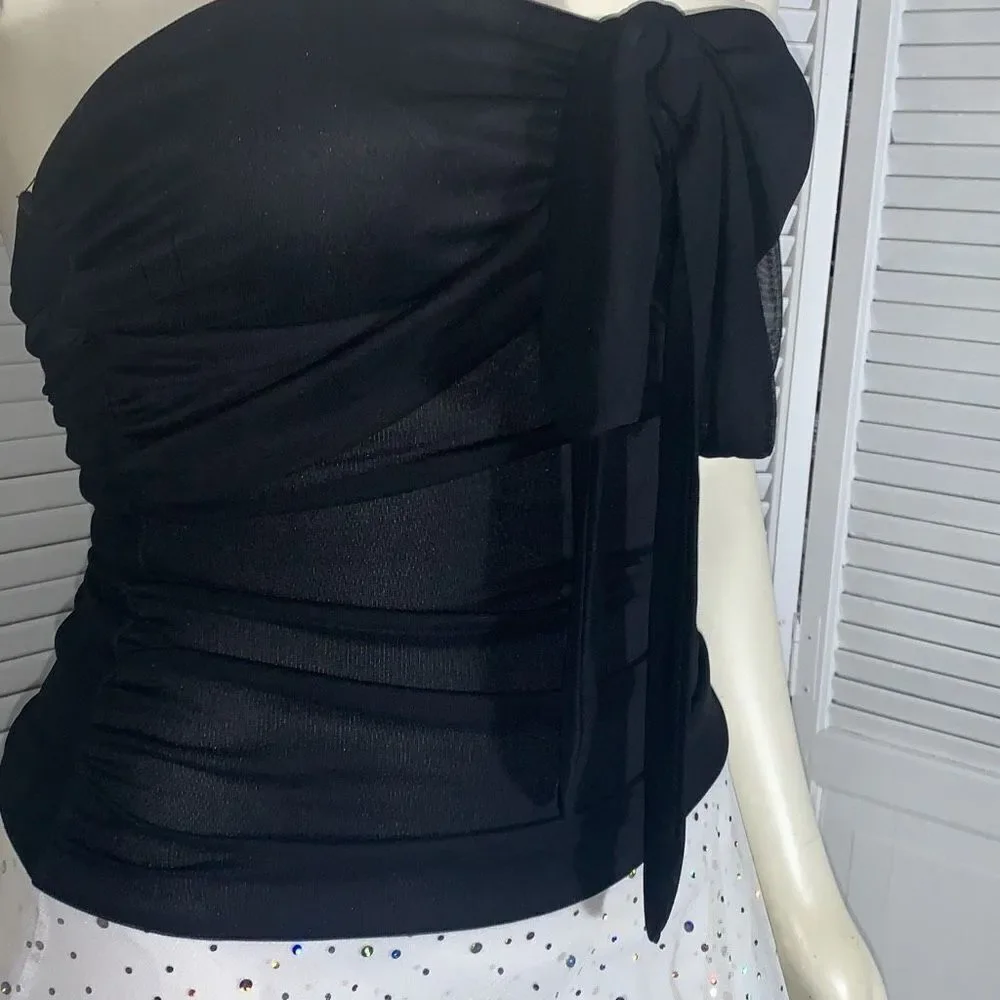 Vintage 90’s‎ Sheer Double Layered Asymmetrical Fairycore Party Dress Size Small